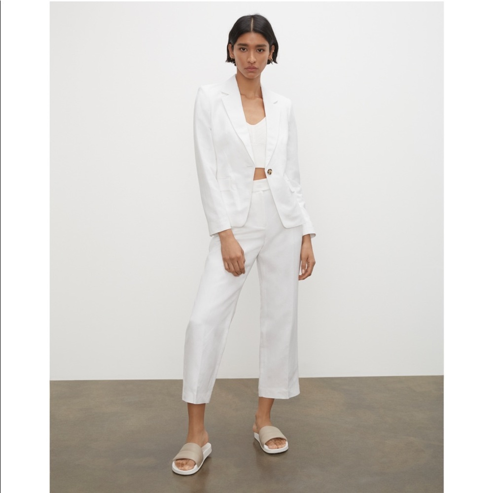 Club Monaco high waisted linen trousers NWT OOP